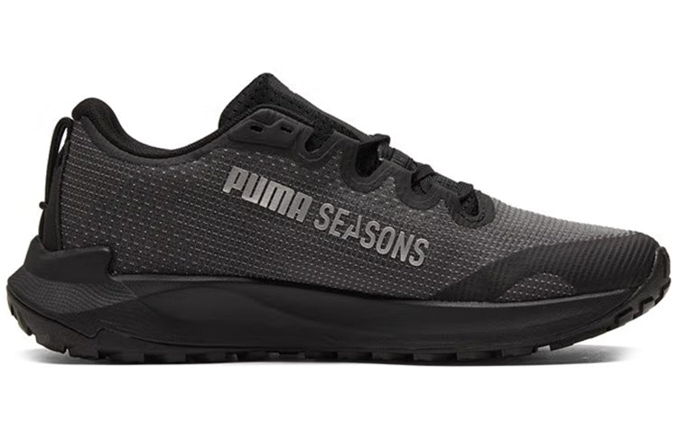 (WMNS) PUMA Fast-Trac Nitro 'Black Metallic Silver' 377046-01