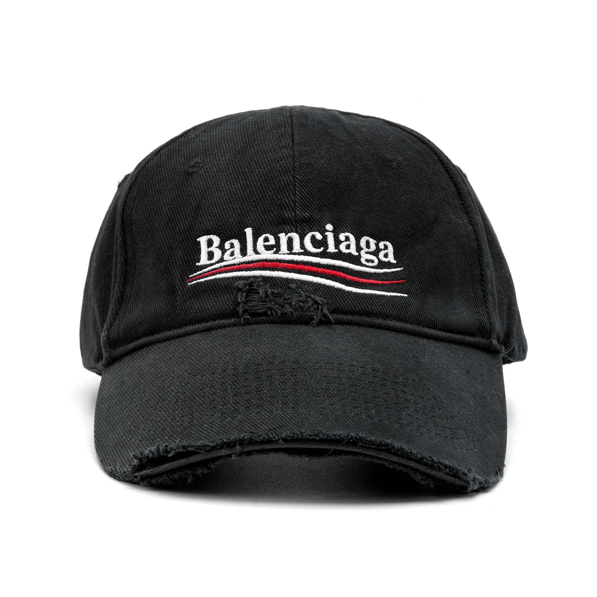 (WMNS) Balenciaga Political Campaign Destroyed Cap 'Black' 661884310B21077