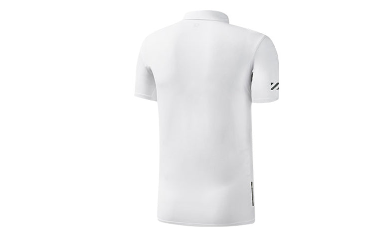 FILA Athletics Alphabet Logo Printing Short Sleeve Polo Shirt White A11M031151F-WT
