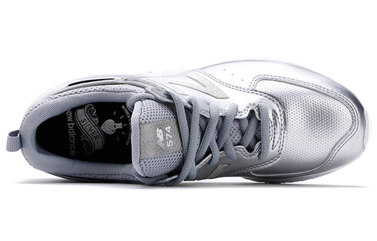 (WMNS) New Balance 574S Shoes Silver WS574SAS