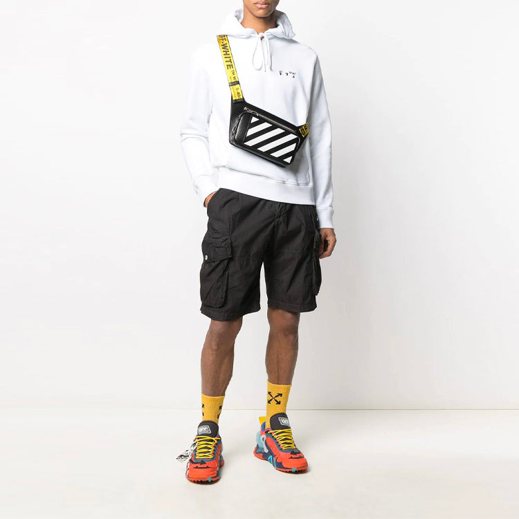 Men's Off-White SS21 Logo Drawstring White OMBB034R21FLE0010110