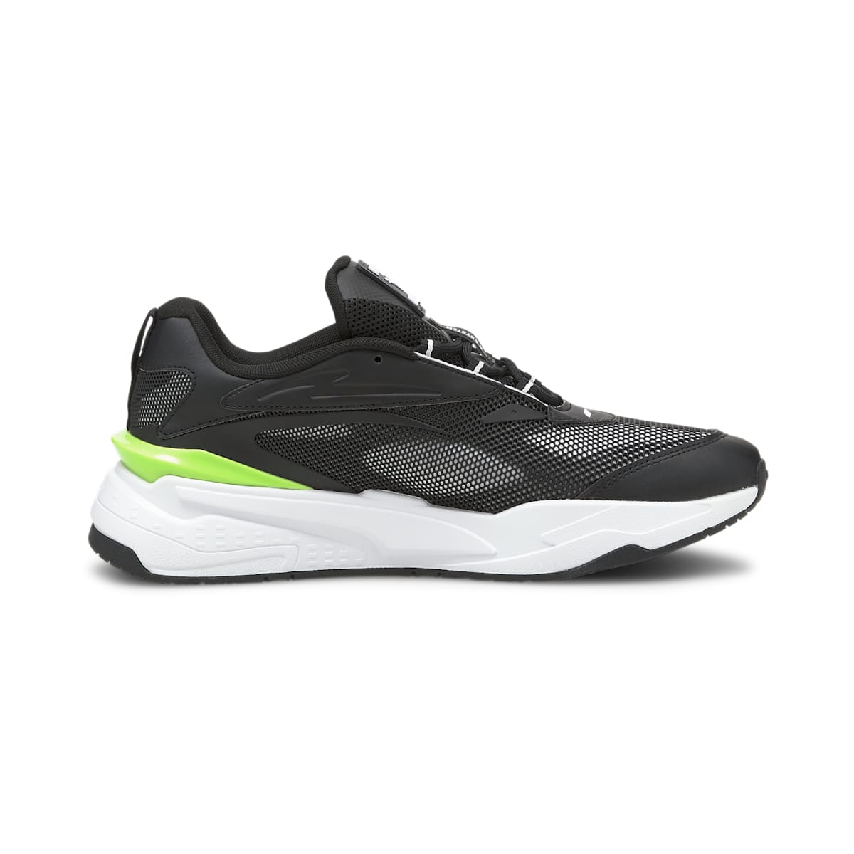 PUMA RS-Fast Tech 'Black Neon Green' 381038-01