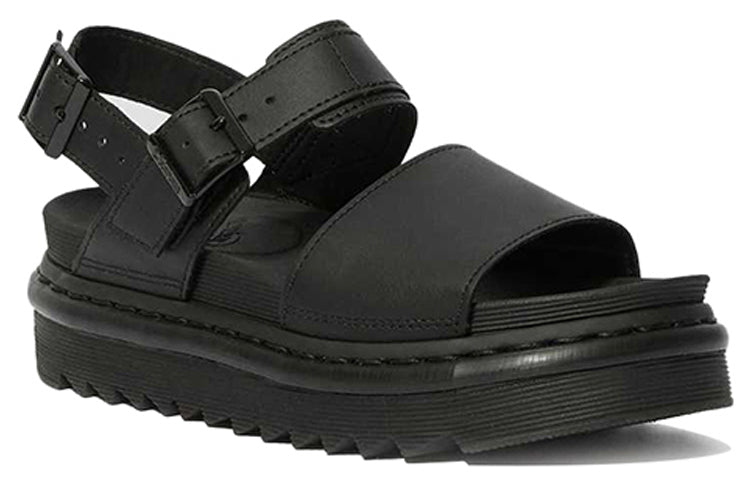 (WMNS) Dr. Martens Voss Leather Strap Sandals Black 23802001