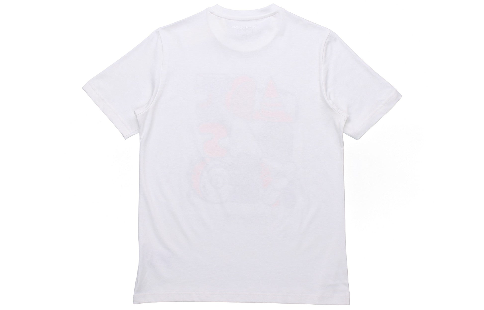 adidas neo M Ssfv5 Tee1 Funny Printing Logo Sports Cotton Round Neck Short Sleeve White GP4864