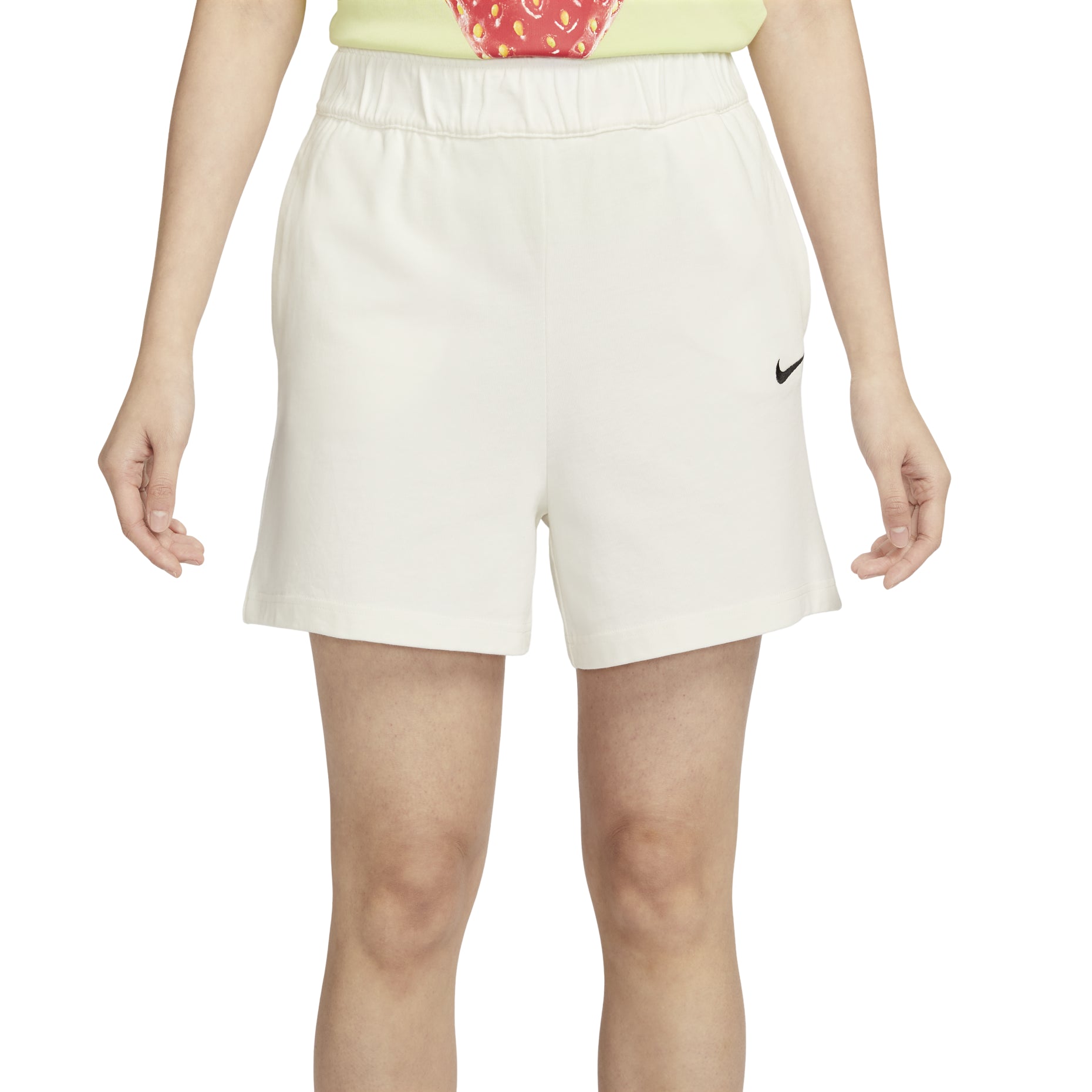 (WMNS) Nike Nsw Jersey Shorts 'White' DM6729-133