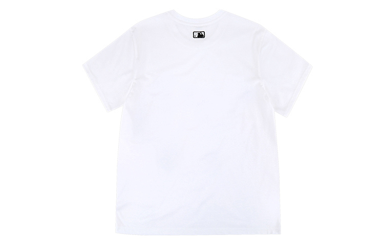 MLB New York Yankees Small Label Embroidered Athleisure Casual Sports Short Sleeve Unisex White 31TSZ1941-50W