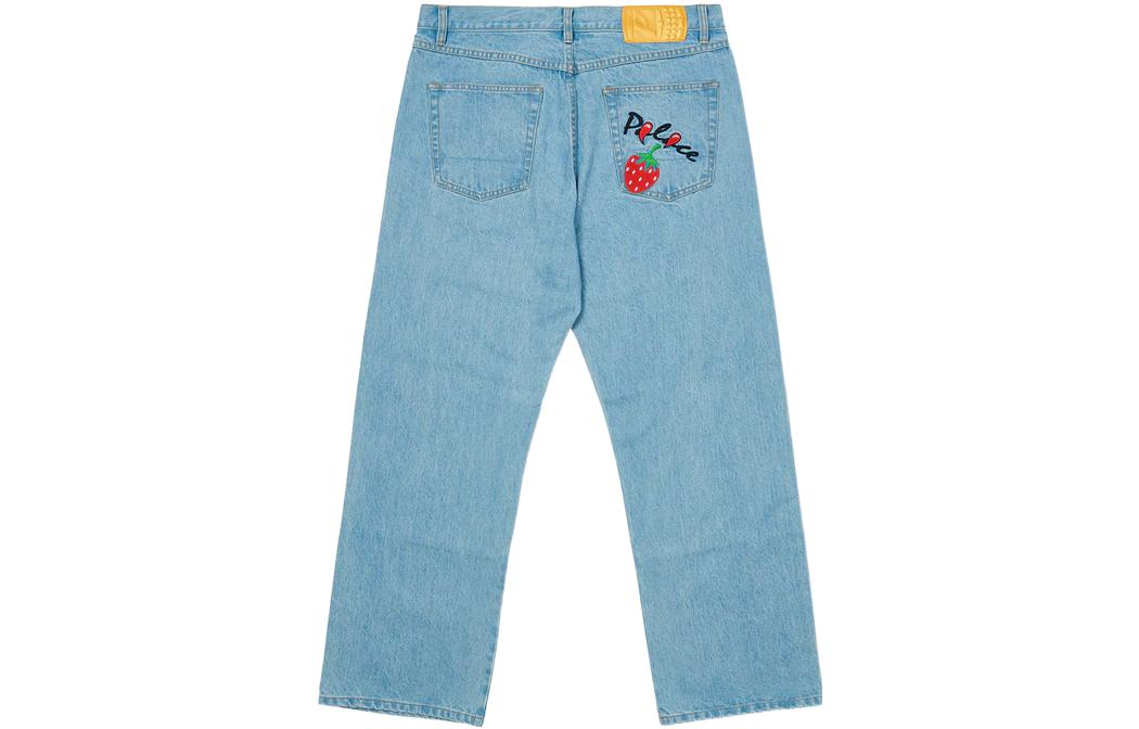 Palace Duck Bomb Panel Jeans Stone Wash 'Blue' P22T085