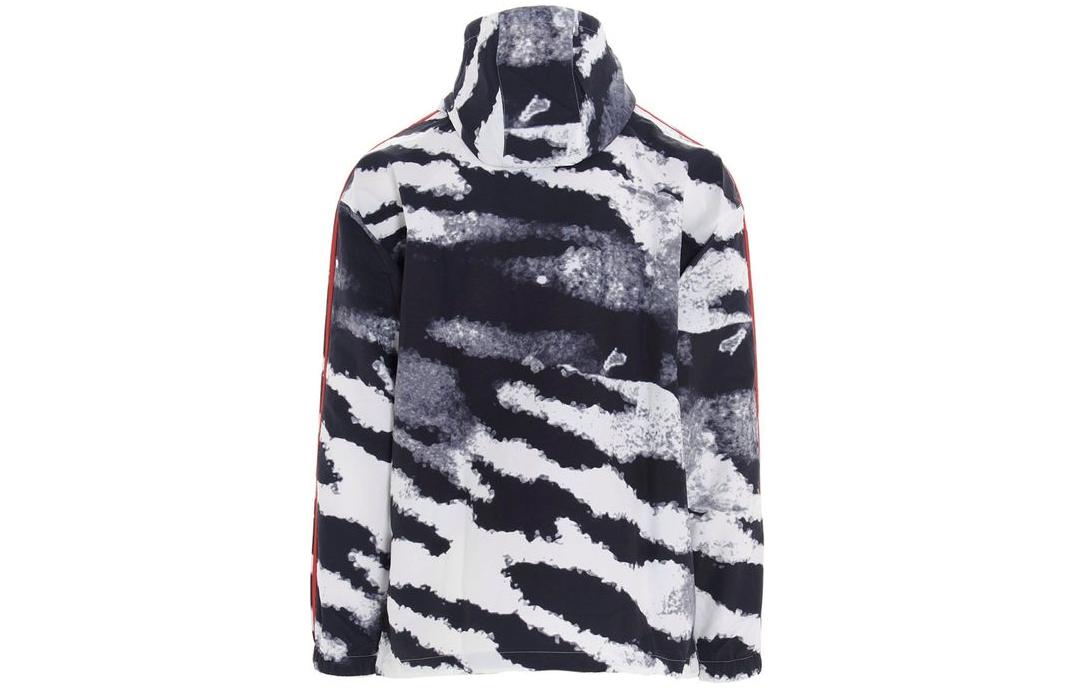 Men's adidas originals Zebra Logo Long Sleeves Pullover Black GD2130