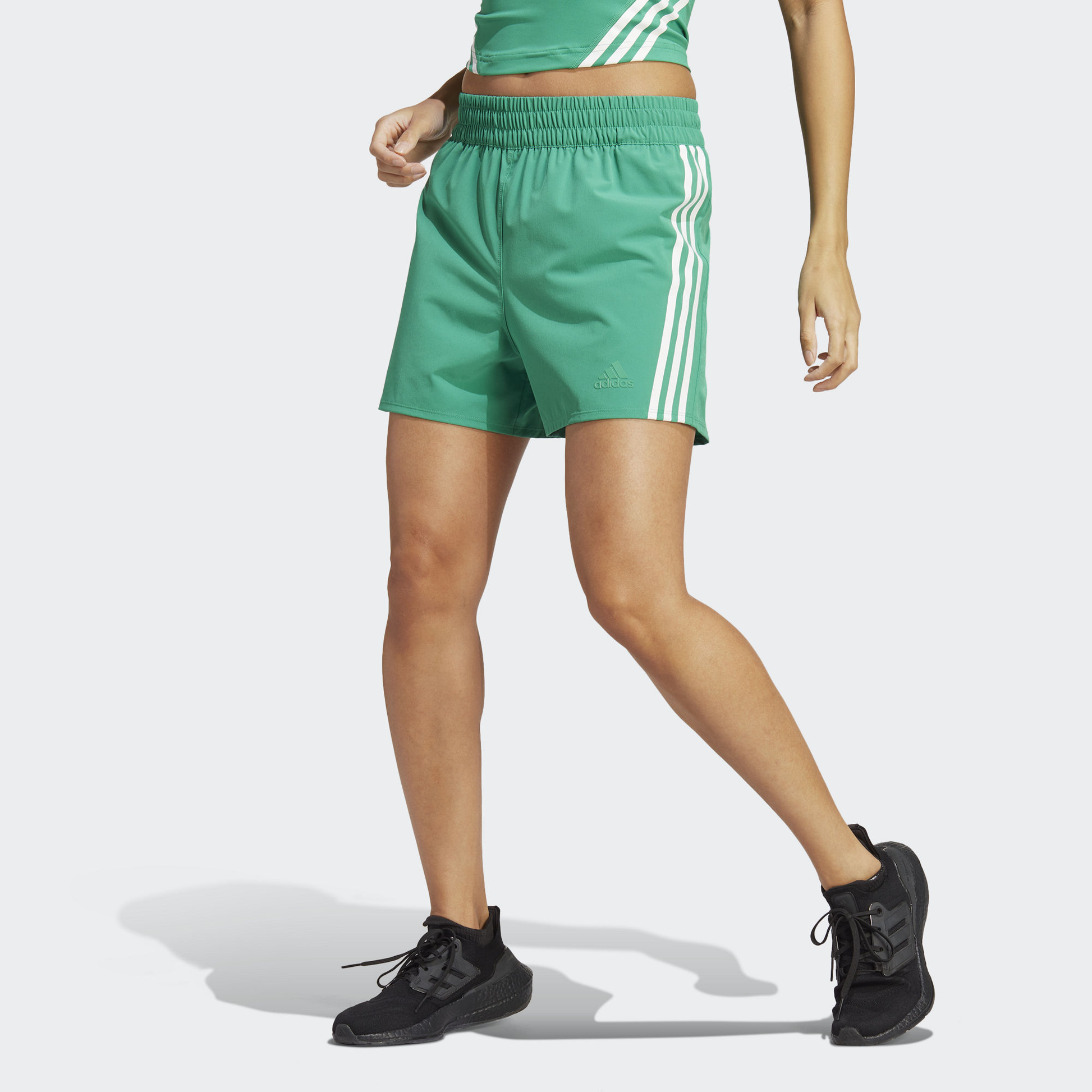 (WMNS) adidas Essentials 3-stripes Shorts 'Green' HS2363