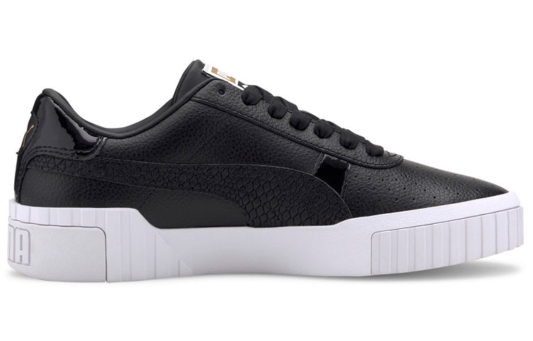 (WMNS) PUMA Cail Snake Sneakers Black 372096-02
