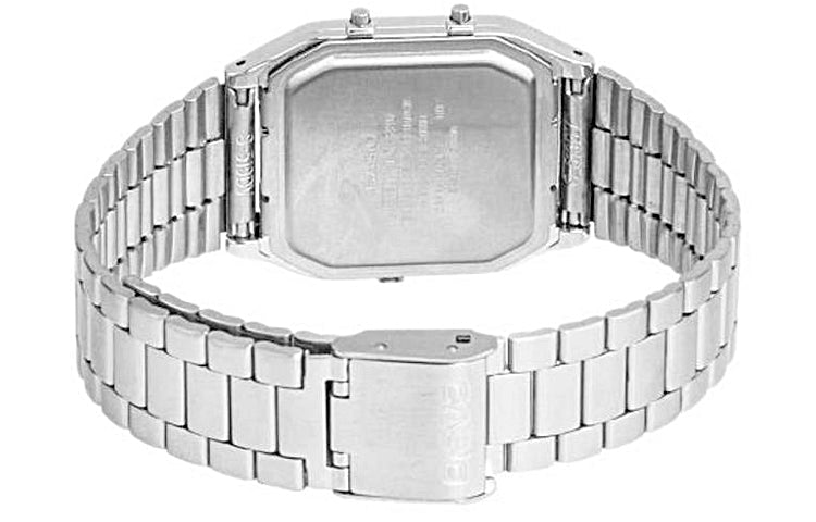 CASIO Male YOUTH Japan / South Korea Fashion Mens White Analog/Digital Combo AQ-230A-7B