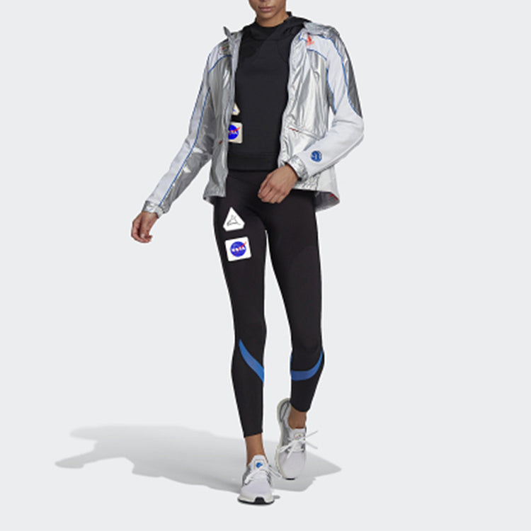 (WMNS) adidas Space Hoodie Running Sports Black GK6994