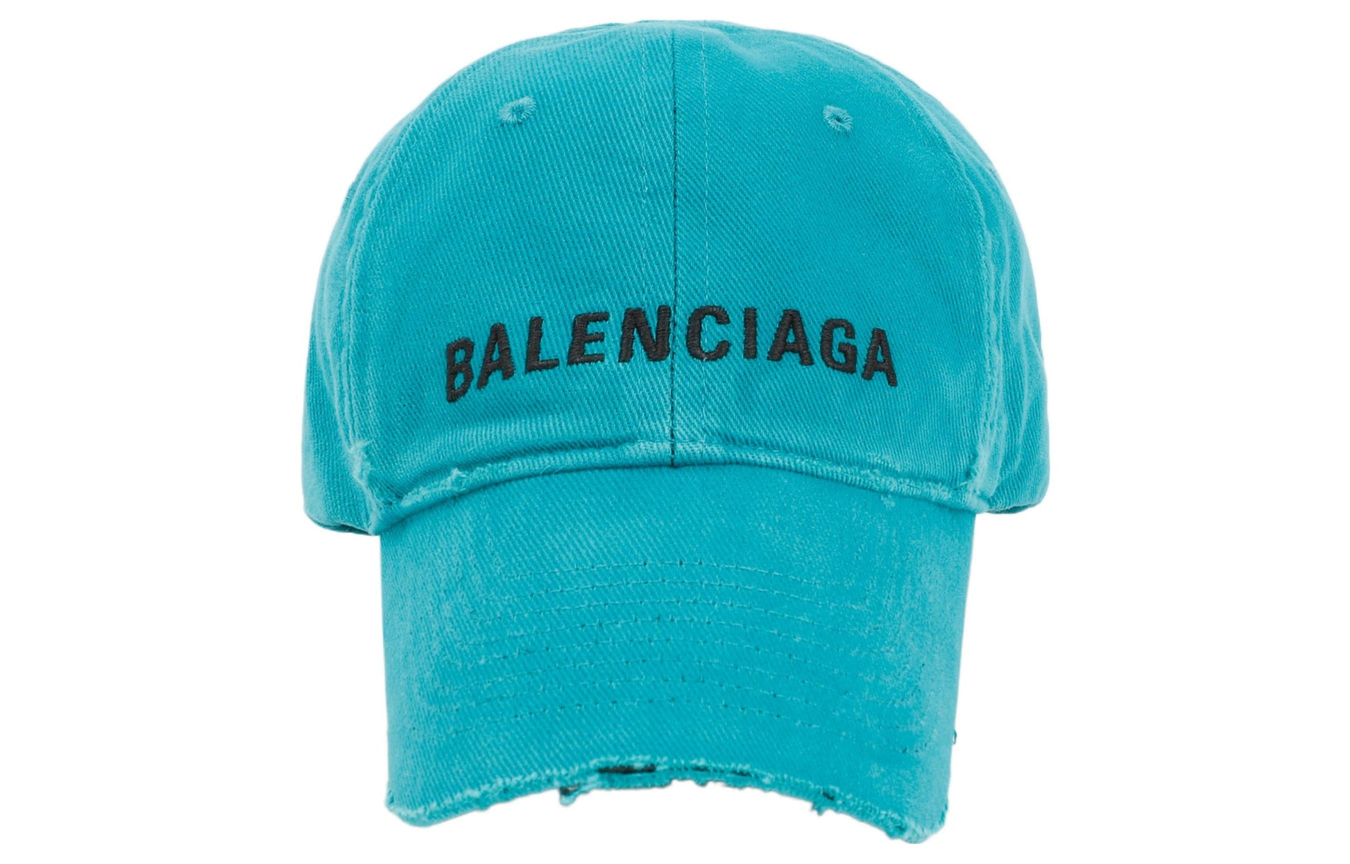 Balenciaga Logo Front Cap 'Petrol Blue' 673319410B20360