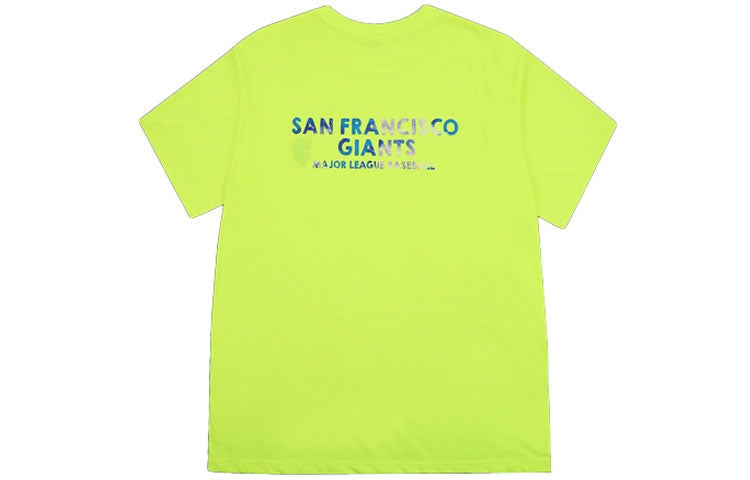 MLB NY Loose Short Sleeve Unisex Fluorescent Green 31TSB4031-14Y