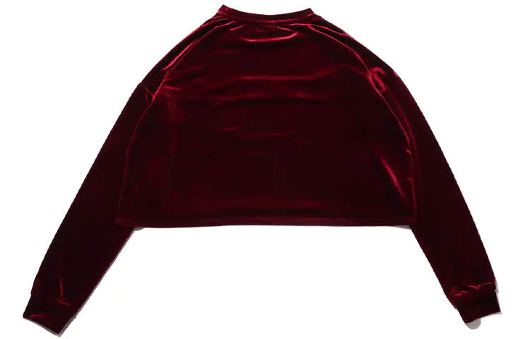 (WMNS) FILA x Atmos Pink Crossover Sports Long Sleeves Red FL3551-40
