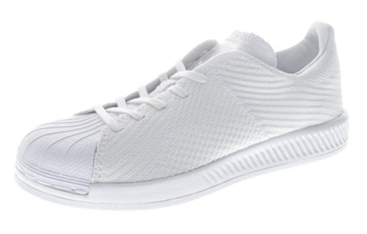 (GS) adidas Superstar Bounce Primeknit J 'Triple White' BB0342