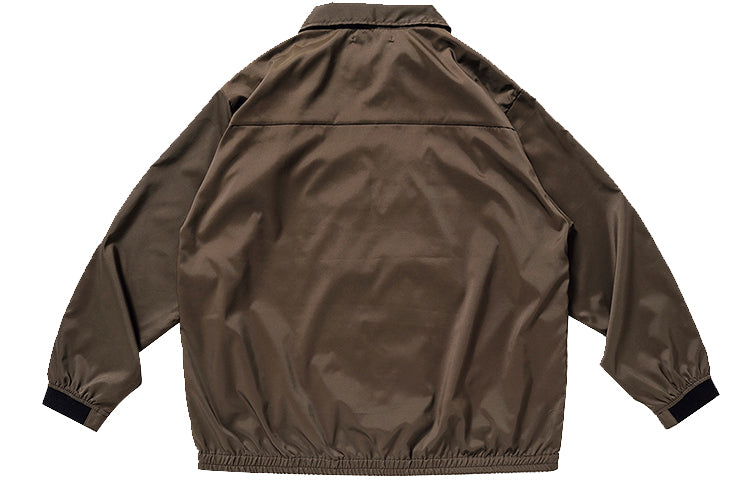 WTAPS Academy Zipper Long Sleeves Jacket Brown 192TQDT-JKM01-OD