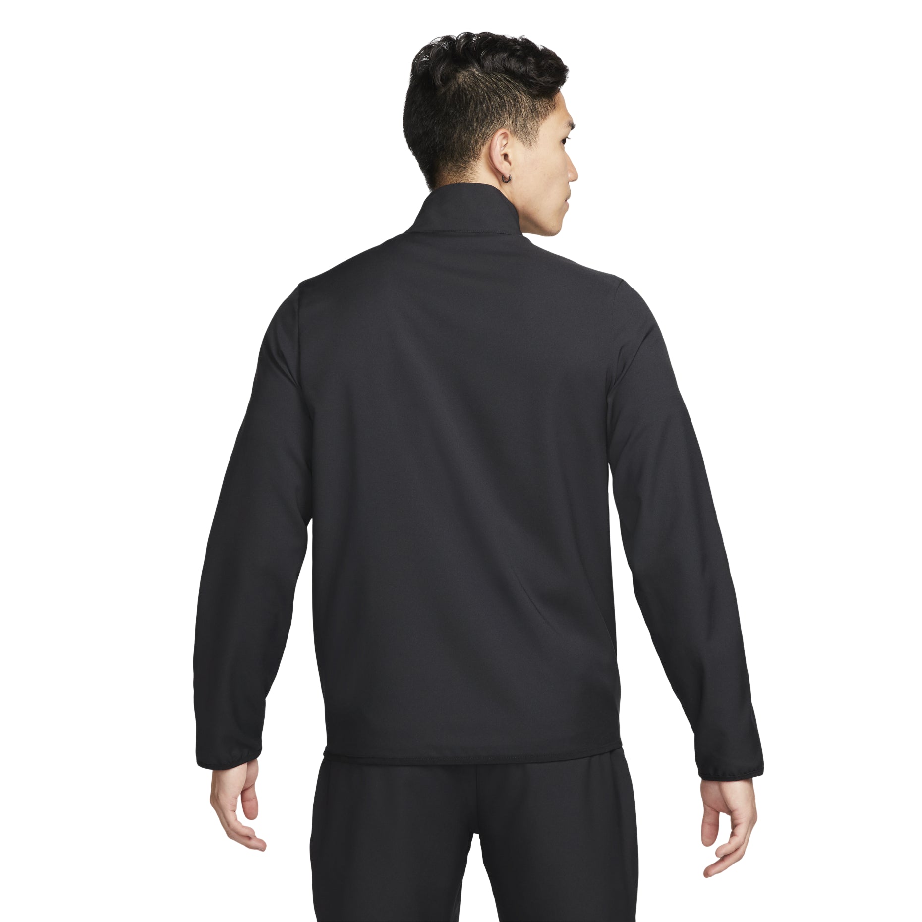 Nike Dri-FIT Solid Color Quick Dry Woven Training Sports Jacket Black DM6620-011