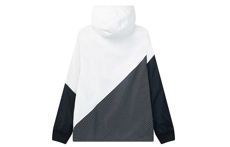 FILA Sports Contrasting Colors Woven Jacket White F11M021704F-WT