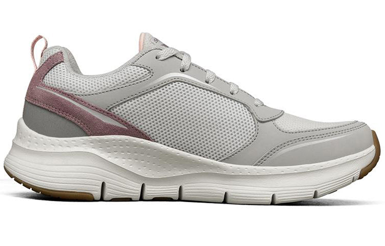 (WMNS) Skechers Arch Fit Low-Top Gray 149413-LGPR
