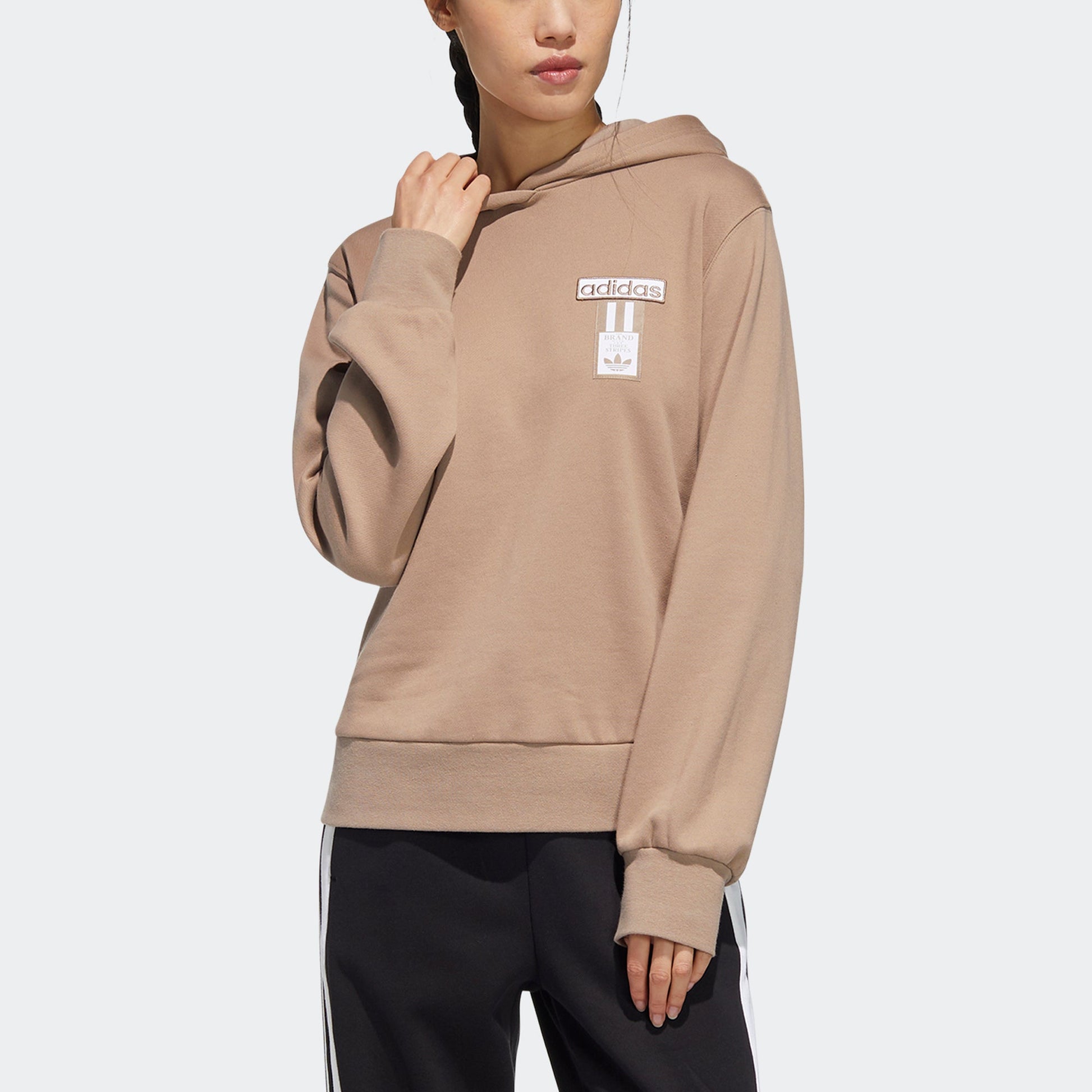 (WMNS) adidas Adibreak Hoodies 'Brown' HH9450