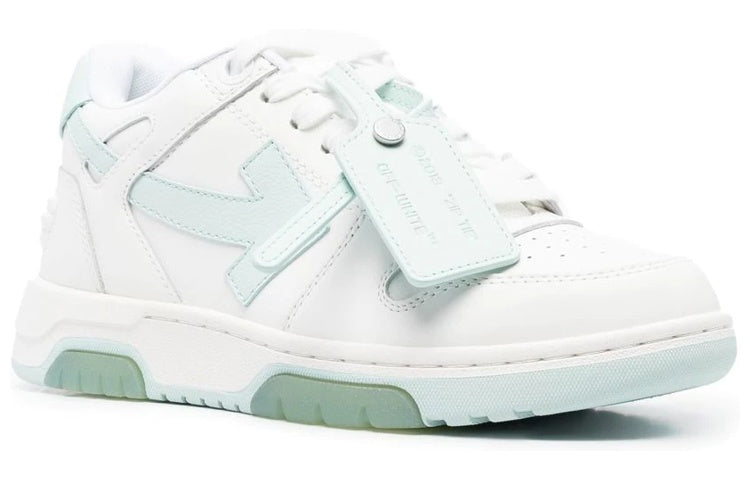 (WMNS) Off-White Out Of Office Low-Top Sneaker 'White Teal' OWIA259C99LEA0030151