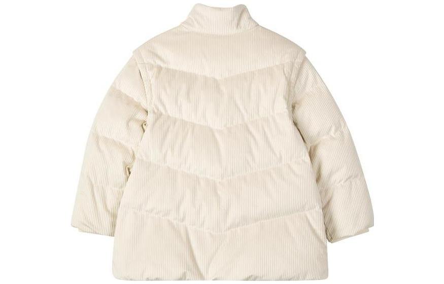 (GS) Skechers Detachable Down Jacket 'White Pink' P421G001