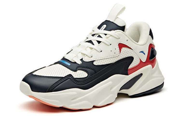(WMNS) ANTA Life Series Sneakers 'Black White Red' 12948882-4