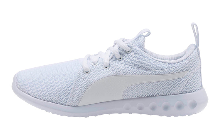 (GS) PUMA Carson 2 Low Running Shoes White/Grey 190072-05