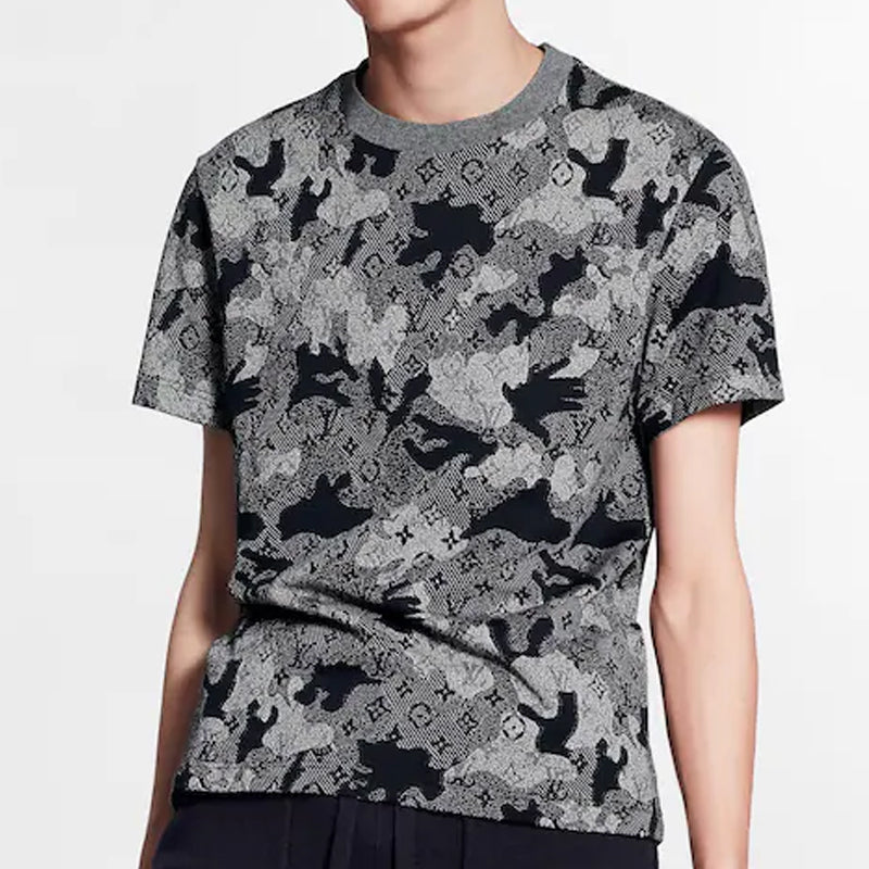 LOUIS VUITTON LV Camouflage Jacquard For Men Navy 1A7X3