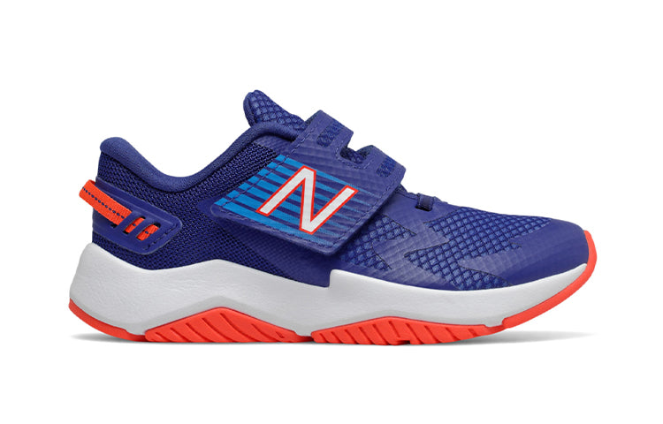 New Balance Kids' Hook and Loop Rave Run Blue PTRAVLM1