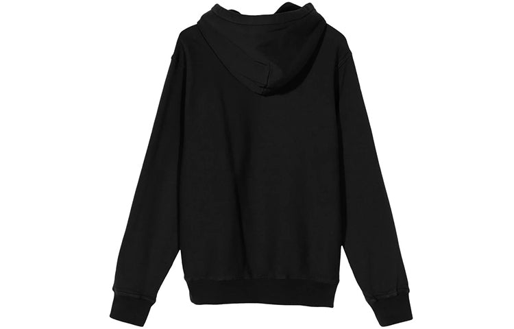 Men's Stussy Stock Logo Small logo Fleece Lined Black 118311BLAC
