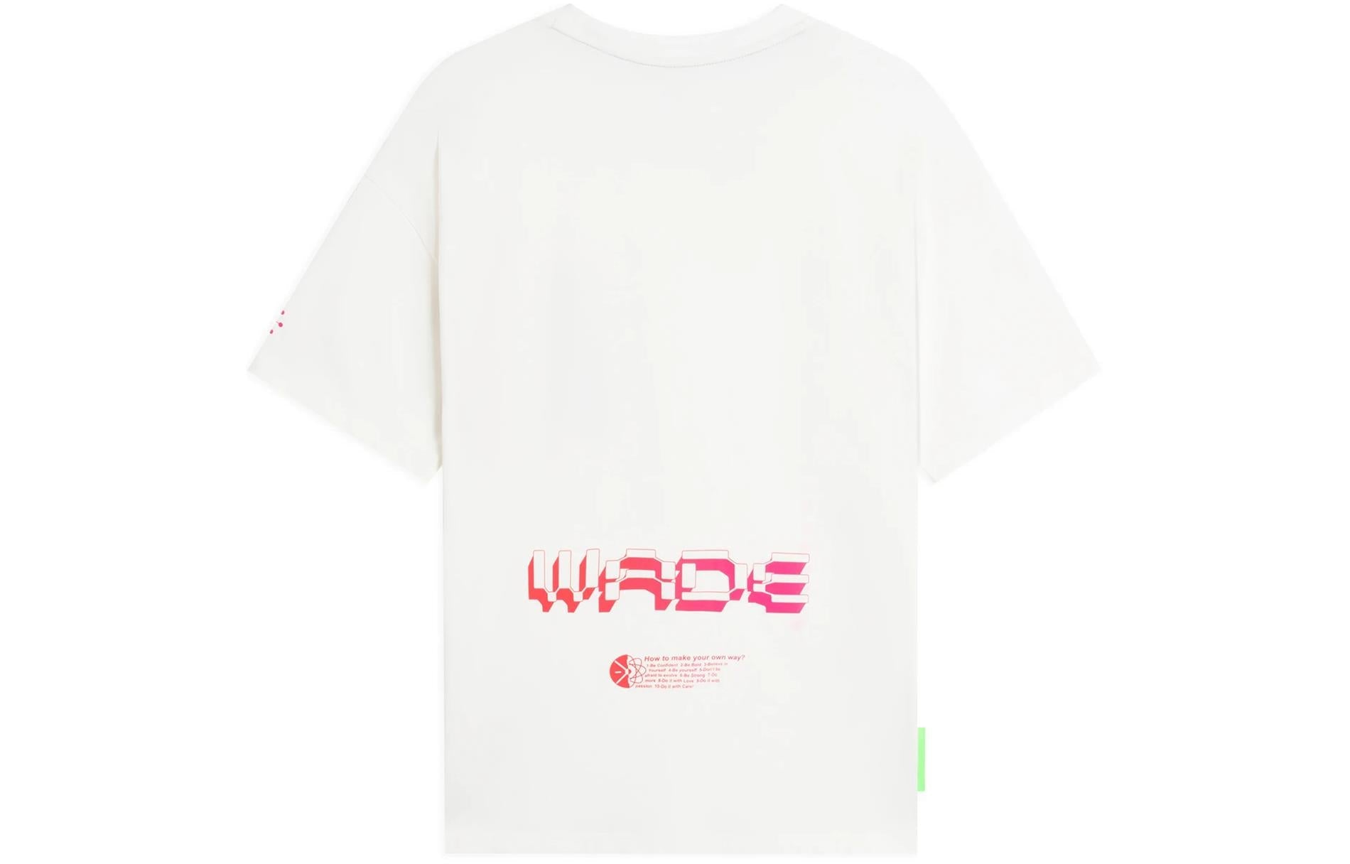 Li-Ning Way Of Wade Graphic Pocket T-shirt 'White' AHSSA43-1