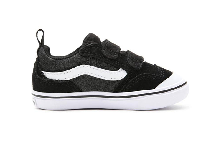 (TD) Vans Glitter ComfyCush New Skool 'Black White' VN0A4TZHXME