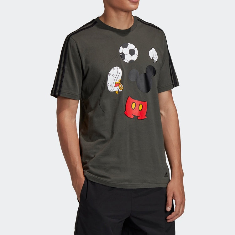 Men's adidas Training Sports Disney Mickey Gray T-Shirt GF3240