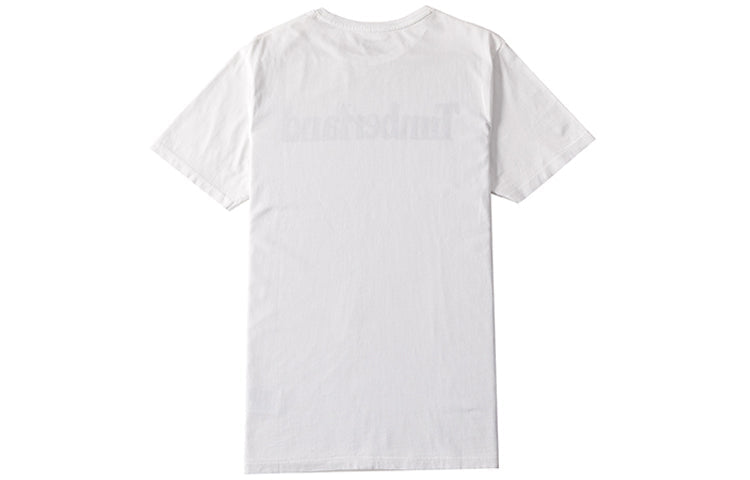Men's Timberland Logo Printing Short Sleeve White A1NAIH79