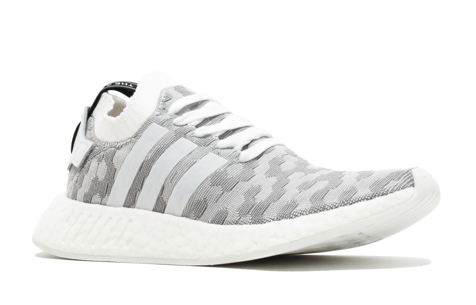 (WMNS) adidas NMD_R2 Primeknit 'White Black Pink' BY9520