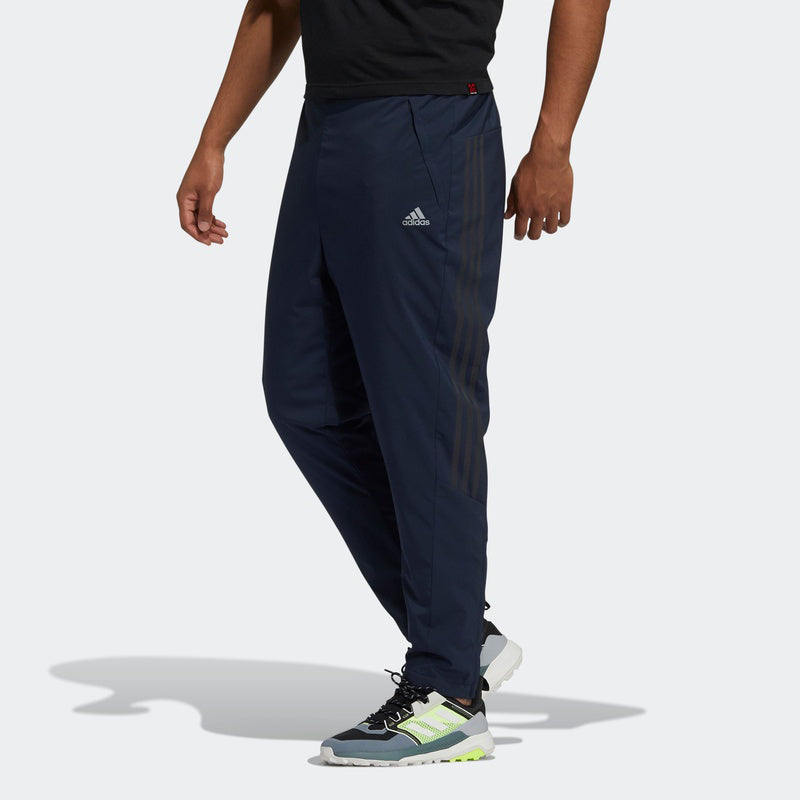 Men's adidas Side Outdoor Sports Pants/Trousers/Joggers Legendary Ink Blue H52734