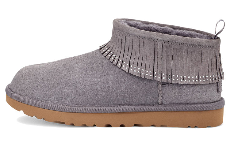 (WMNS) UGG Ultra Mini Fringe Bling 'Purple Grey' 1121576-SHA