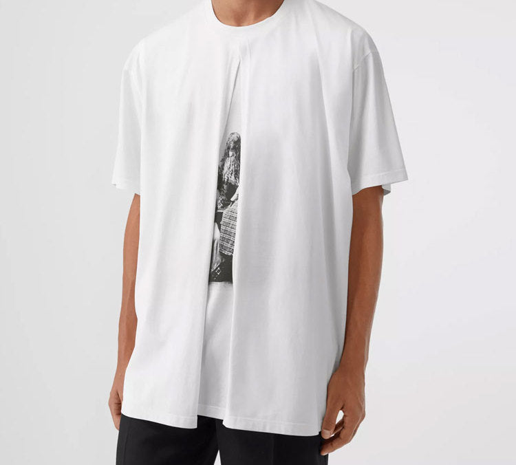 Men's Burberry Printing Short Sleeve White 45637831