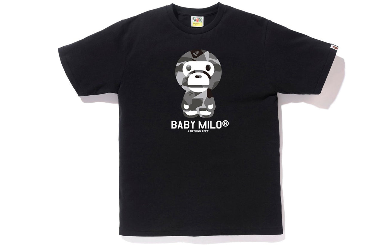 BAPE Splinter Camo Baby Milo Tee Black/Black BAPE-SS18-093