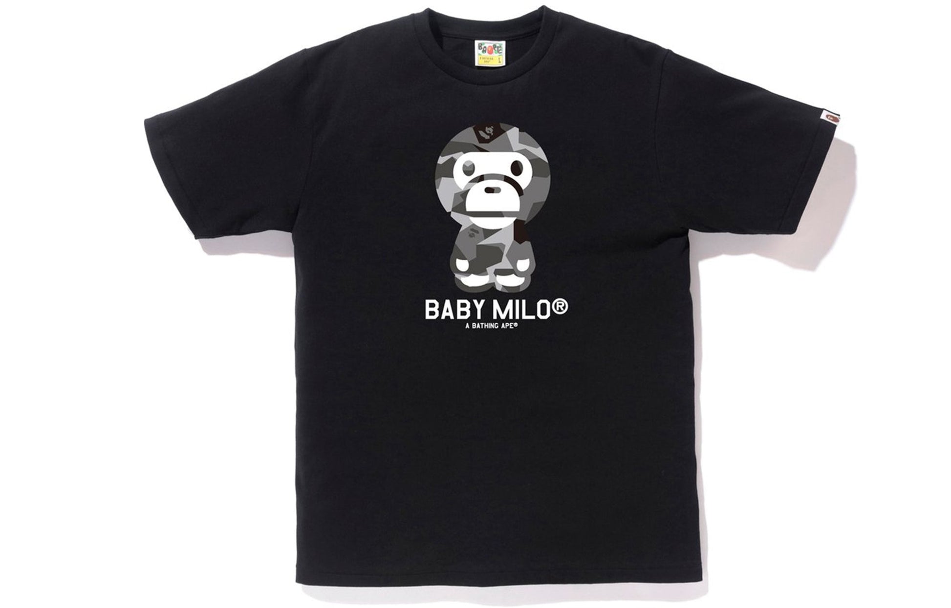 BAPE Splinter Camo Baby Milo Tee Black/Black BAPE-SS18-093