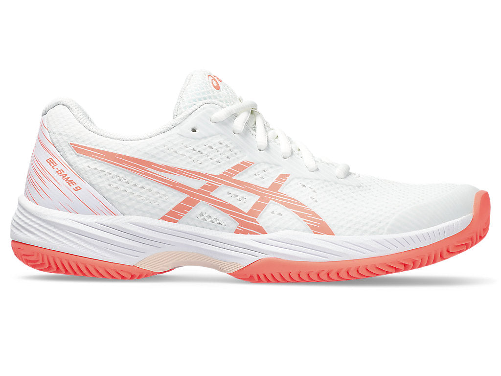 (WMNS) ASICS Gel-Game 9 Clay OC 'White Sun Coral' 1042A217-104