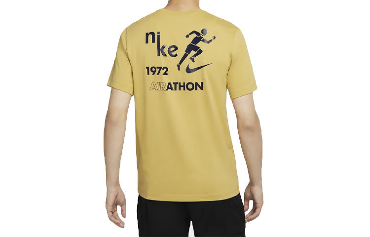 Men's Nike Sportswear Retro Gold Color T-Shirt CT6874-740