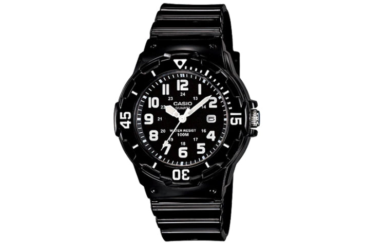 CASIO Waterproof Sports Black Analog LRW-200H-1B