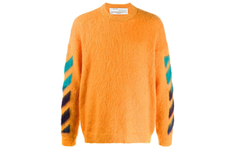 Off-White Gradient Arrows Sweater Men Orange OMHA036R20B020231988