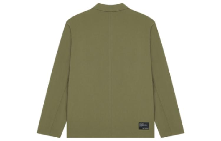 New Balance Logo Cotton Shirt Asia Sizing 'Olive Green' AMJ23321-DRC