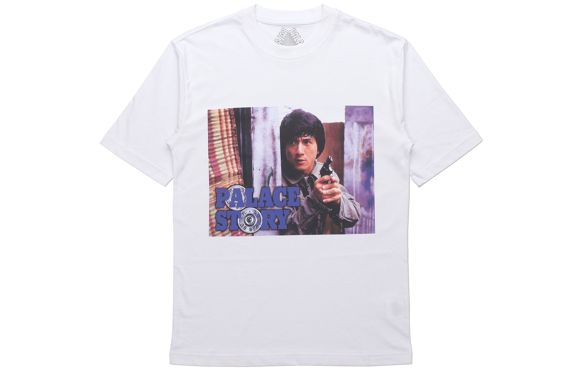 PALACE x Dragon Crossover Story Pattern Printing Short Sleeve White T-Shirt PAL-FW20-264