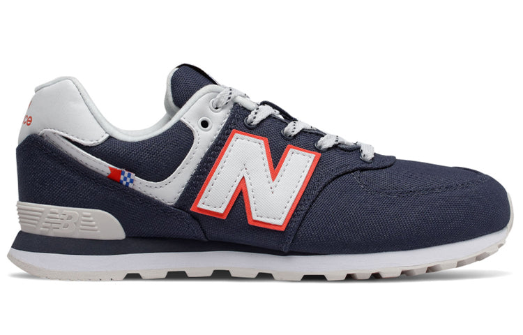 (GS) New Balance 574 Lace Shoes Blue GC574SOP