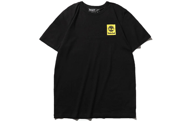 Men's Timberland SS20 Basic Logo Printing Short Sleeve Black A29JR001
